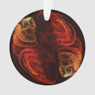 Ornamento Círculo acrílico de Abstrato de Metamorfose