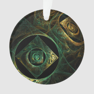 Ornamento Círculo acrílico de Abstrato de vibrações mág