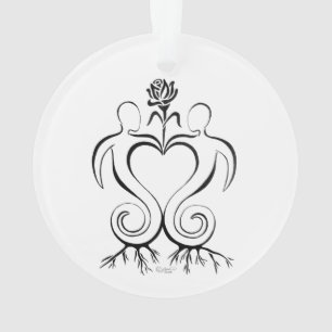 Ornamento Círculo da união do Soulmate
