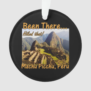 Ornamento Citações da fuga do Inca de Machu Picchu - Peru