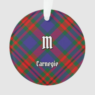 Ornamento Clan Carnegie Tartan