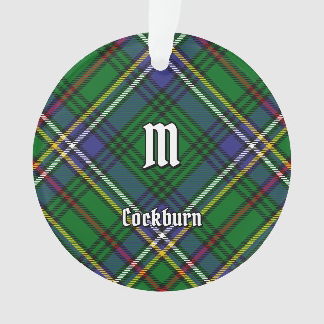 Ornamento Clan Cockburn Tartan (Frente)
