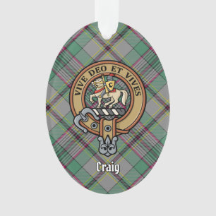 Ornamento Clan Craig Crest Ornament