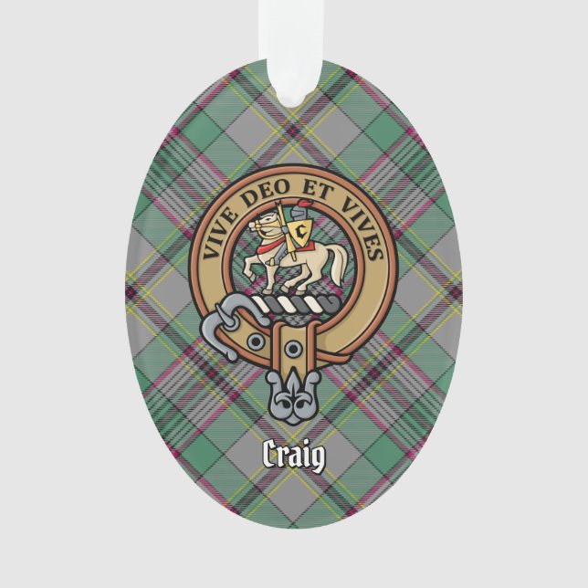 Ornamento Clan Craig Crest Ornament (Frente)