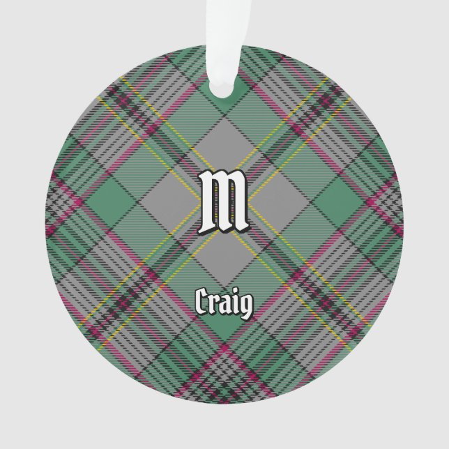 Ornamento Clan Craig Tartan Ornament (Frente)