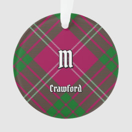 Ornamento Clan Crawford Tartan Ornament