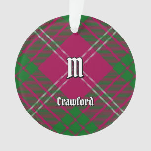 Ornamento Clan Crawford Tartan Ornament