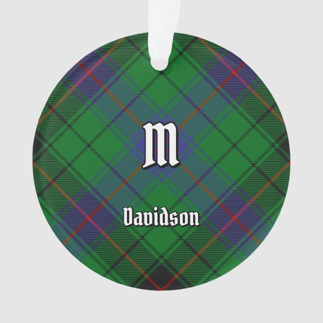 Ornamento Clan Davidson Tartan (Frente)