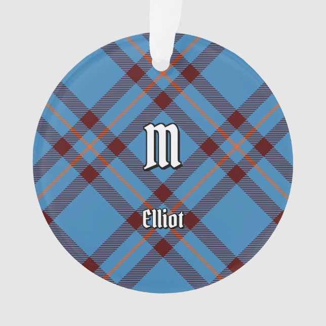 Ornamento Clan Elliot Antigo Ornament Tartan (Frente)