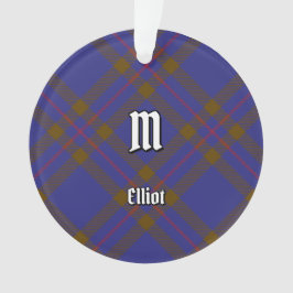 Ornamento Clan Elliot Modern Tartan Ornament
