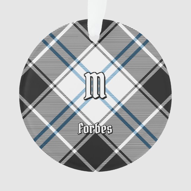 Ornamento Clan Forbes Vestido Tartan (Frente)
