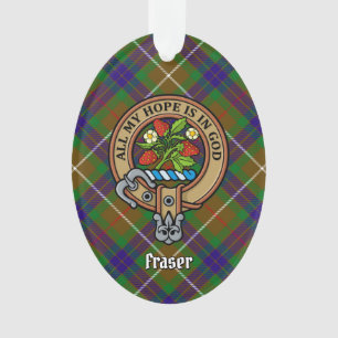 Ornamento Clan Fraser Crest Ornament