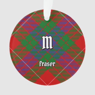 Ornamento Clan Fraser Tartan Ornament