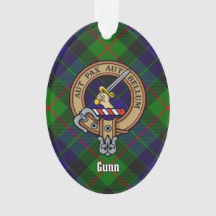 Ornamento Clan Gunn Crest Ornament