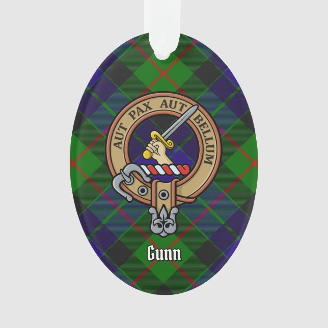 Ornamento Clan Gunn Crest Ornament (Frente)