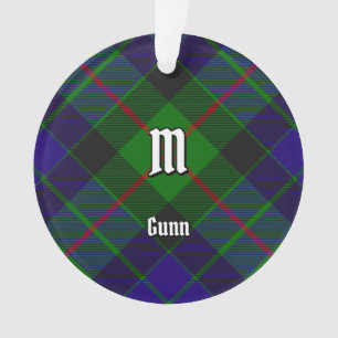 Ornamento Clan Gunn Tartan Ornament