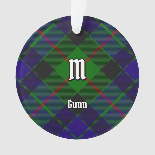 Ornamento Clan Gunn Tartan Ornament (Frente)