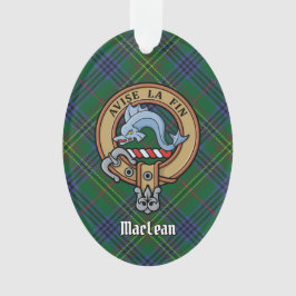 Ornamento Clan Kennedy Crest sobre Tartan