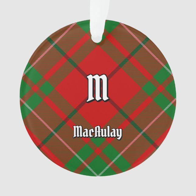Ornamento Clan MacAulay Tartan Ornament (Frente)