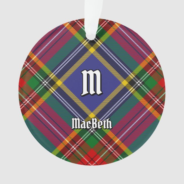 Ornamento Clan MacBeth Tartan Ornament (Frente)