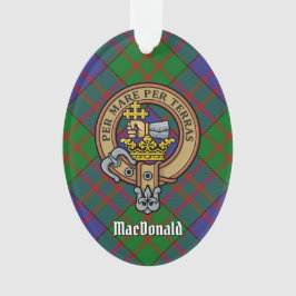Ornamento Clan MacDonald Crest Ornament