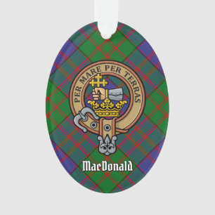 Ornamento Clan MacDonald Crest Ornament