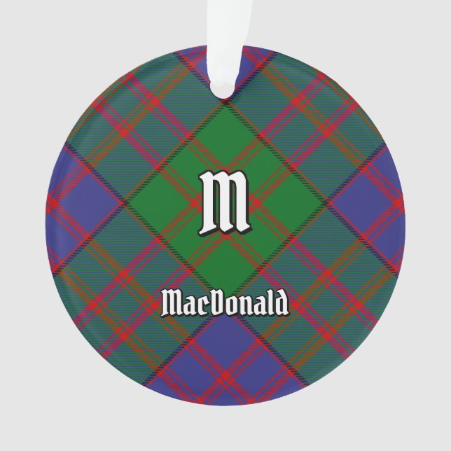 Ornamento Clan MacDonald Tartan Ornament (Frente)