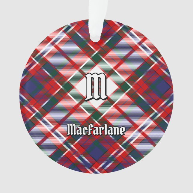 Ornamento Clan MacFarlane Dress Tartan (Frente)