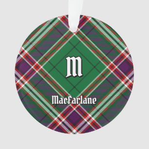 Ornamento Clan MacFarlane Modern caçando Tartan