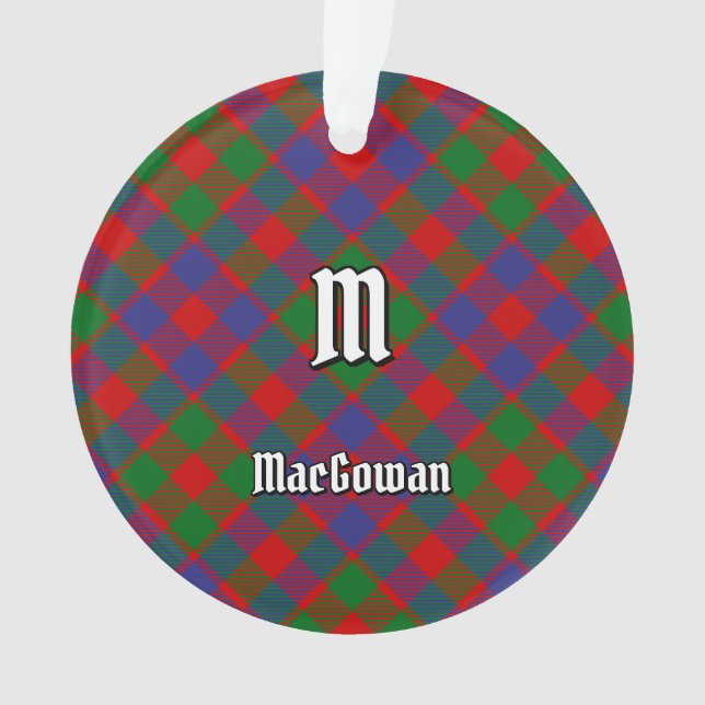 Ornamento Clan MacGowan Tartan (Frente)