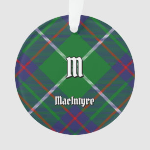 Ornamento Clan MacIntyre Hunting Tartan Ornament