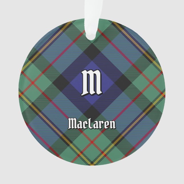 Ornamento Clan MacLaren Tartan (Frente)