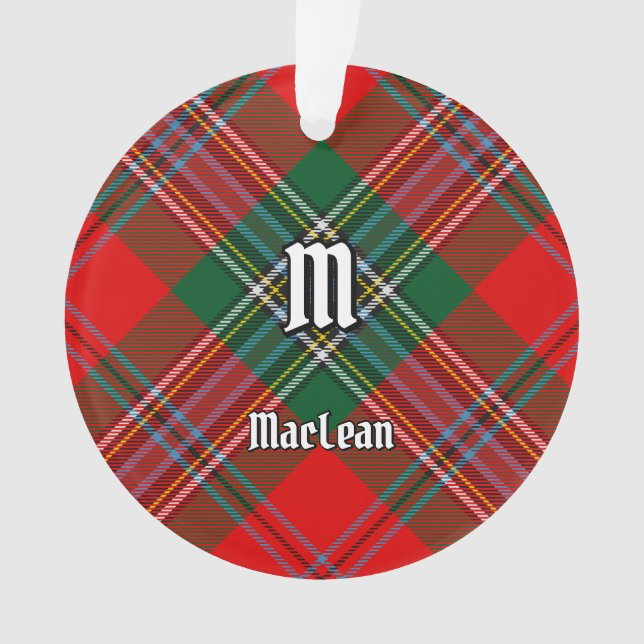 Ornamento Clan MacLean Tartan (Frente)