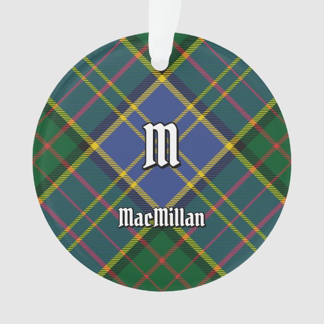 Ornamento Clan MacMillan caçando Tartan (Frente)
