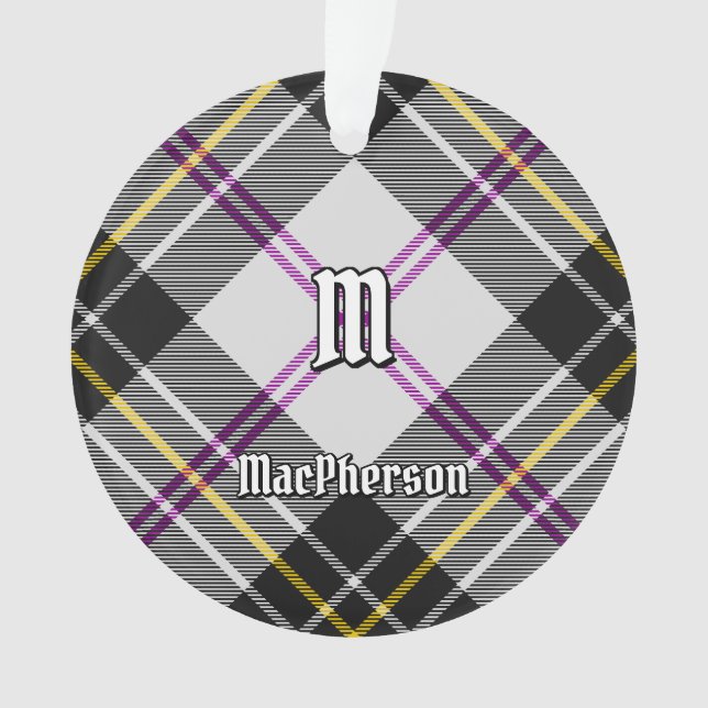 Ornamento Clan MacPherson Dress Tartan Ornament (Frente)