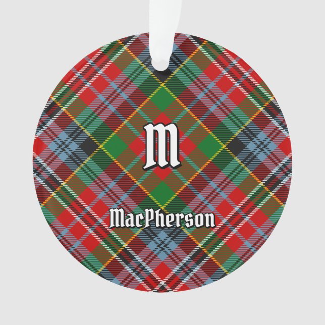 Ornamento Clan MacPherson Tartan Ornament (Frente)