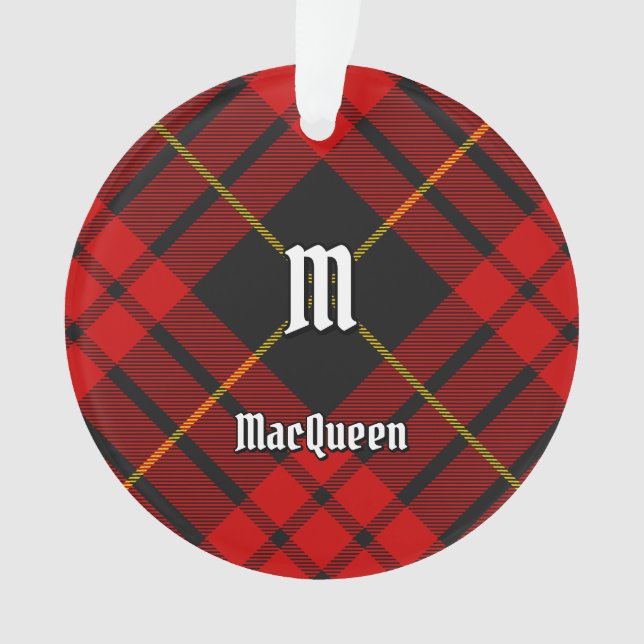 Ornamento Clan MacQueen Tartan (Frente)