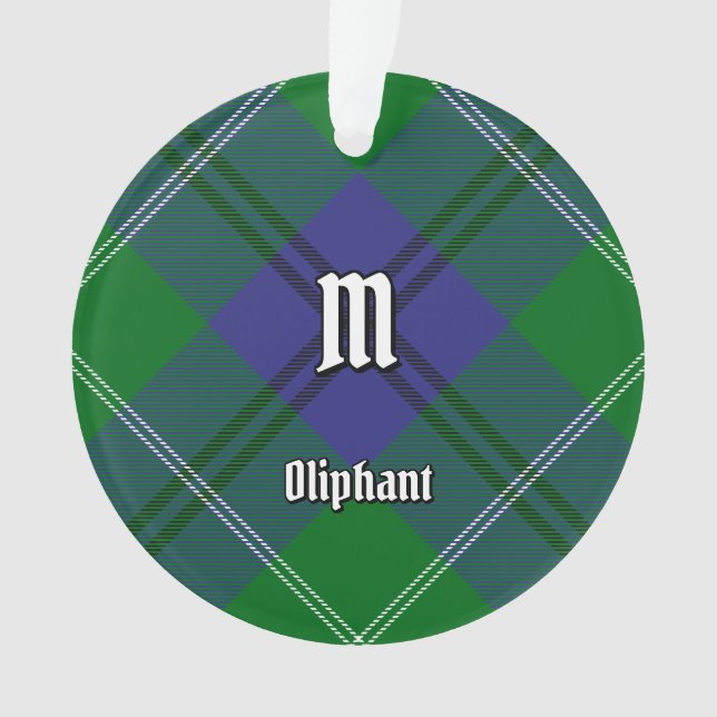 Ornamento Clan Oliphant Tartan Ornament (Frente)