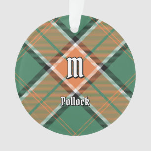 Ornamento Clan Pollock Tartan Ornament
