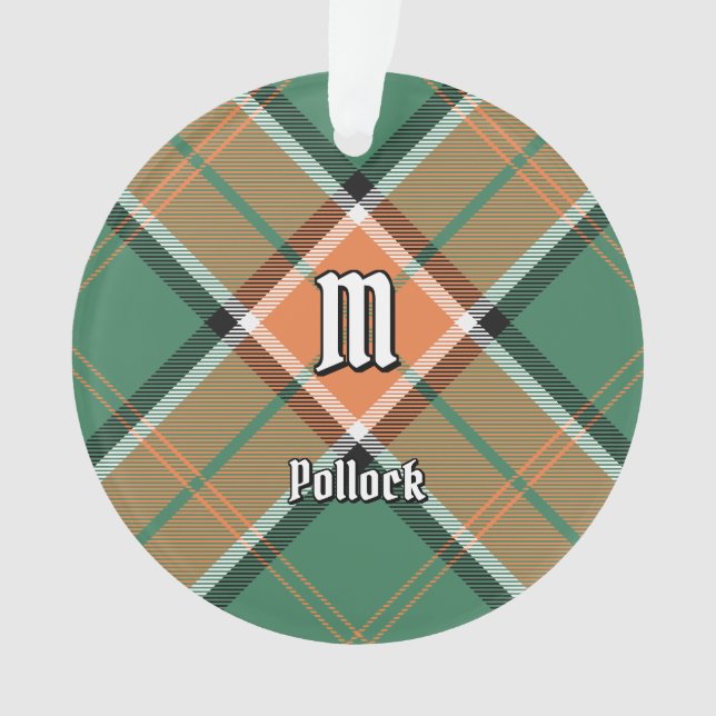 Ornamento Clan Pollock Tartan Ornament (Frente)