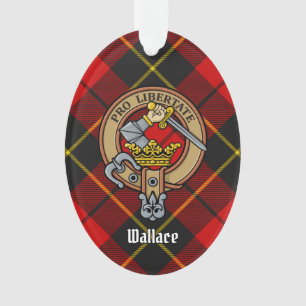 Ornamento Clan Wallace Crest Ornament