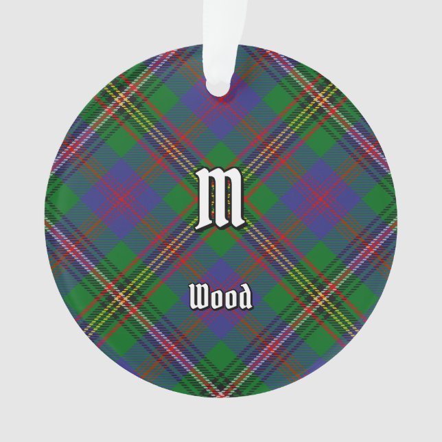 Ornamento Clan Wood Tartan (Frente)