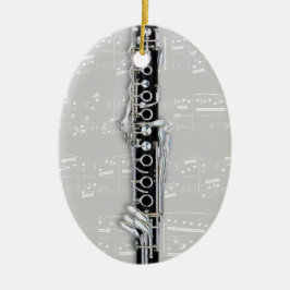 Ornamento - clarinete 2 - escolha sua cor