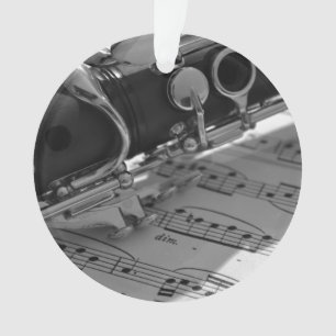 Ornamento Clarinete com partitura