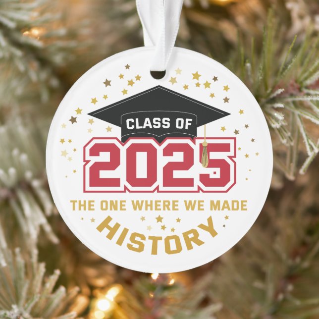 Ornamento Classe De 2025 - A Que Fizemos História (Árvore)