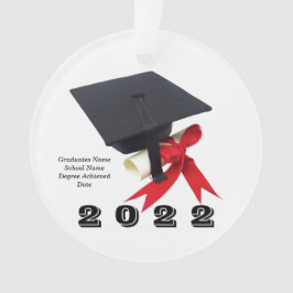 Ornamento Classe do dia de graduação de 2022 por Janz