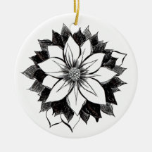 Ornamento CLÁSSICO da POINSÉTIA