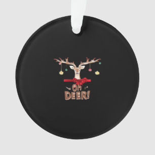Ornamento Clássico Estilo Oh Deer
