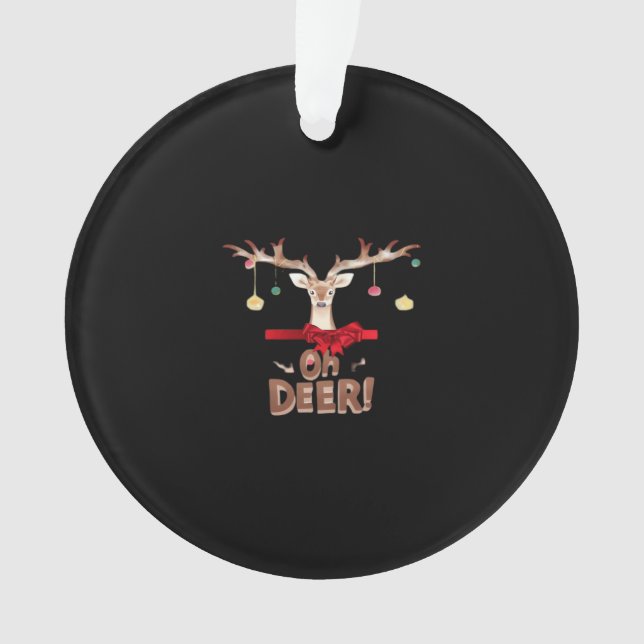Ornamento Clássico Estilo Oh Deer (Frente)