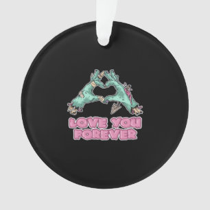 Ornamento Clássico Zombie - Coração E Mãos De Esqueleto